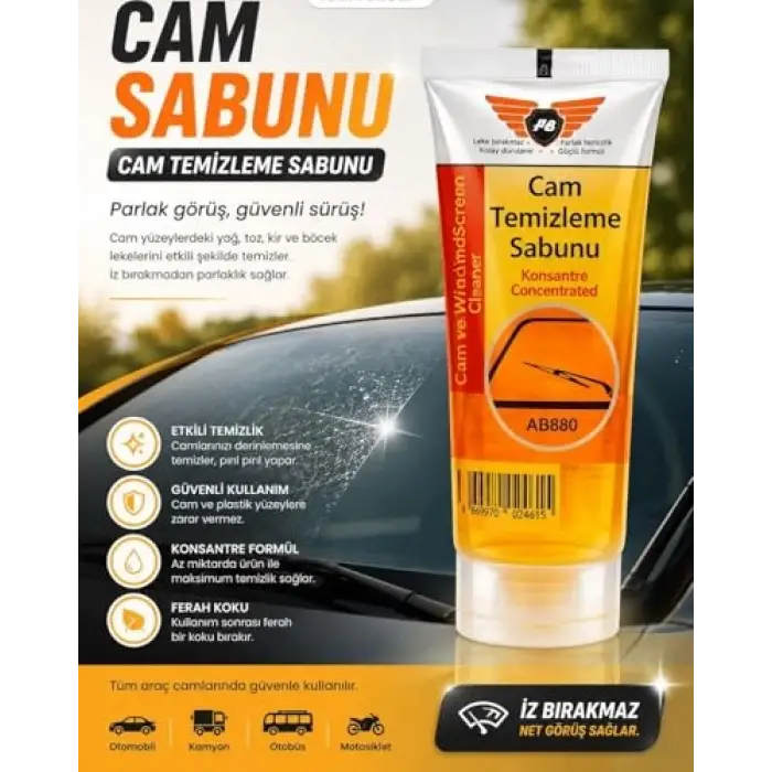 Cam Temizleme Sabunu