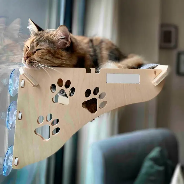 Cama Yapışan Kedi Yatağı
