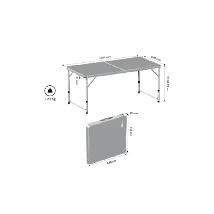 Camping Katlanır Kamp Masası 120 cm