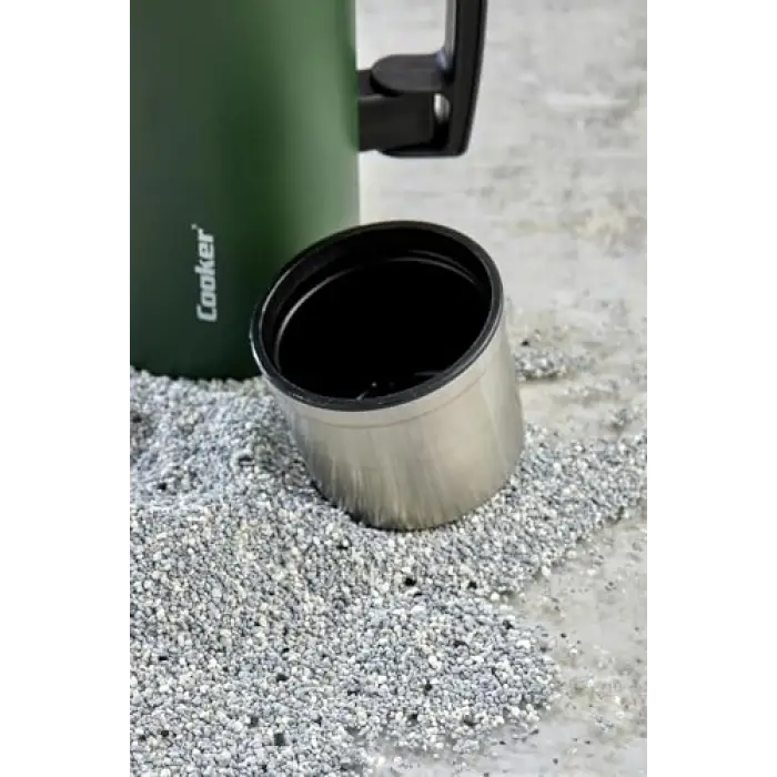 CampMate 1.5 L Paslanmaz Çelik Termos, Yeşil
