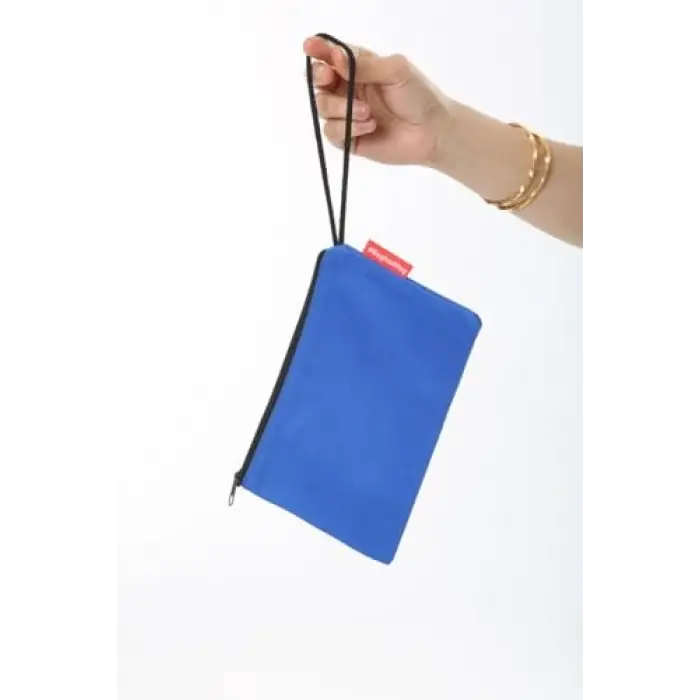 Çanta, Mavi Clutch Bez