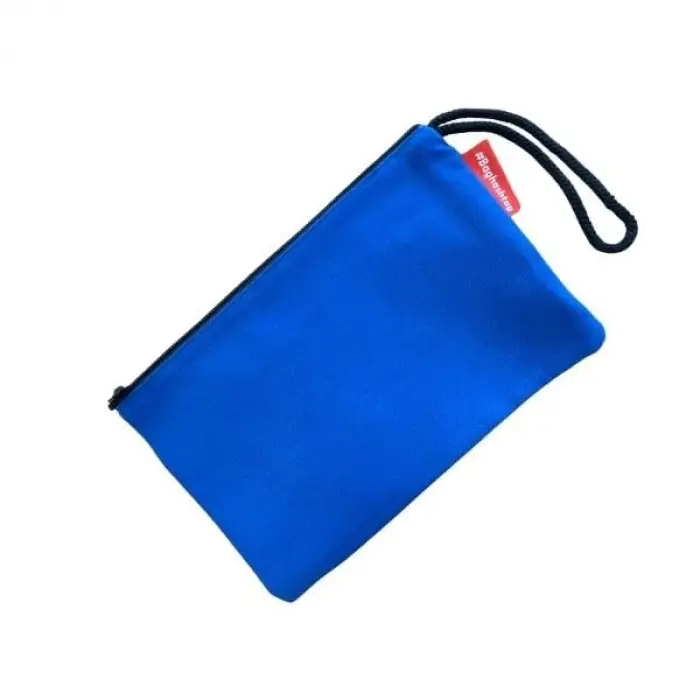 Çanta, Mavi Clutch Bez