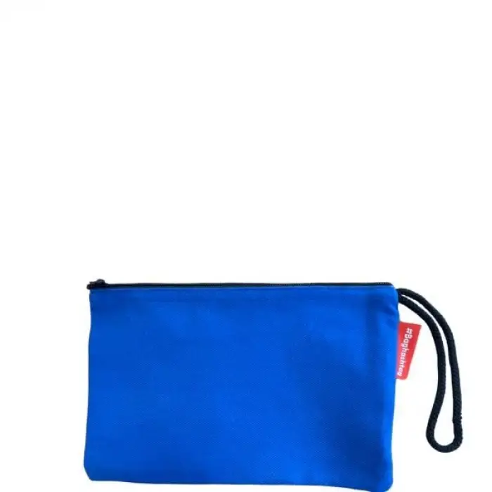 Çanta, Mavi Clutch Bez