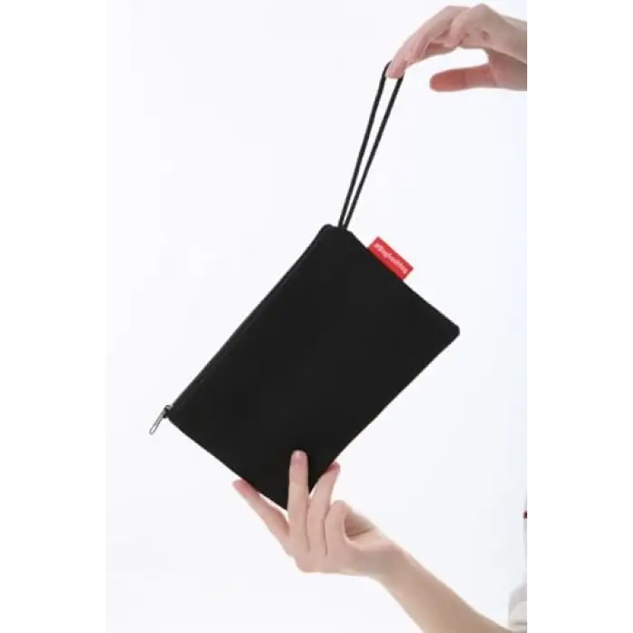 Çanta, Siyah Clutch Bez