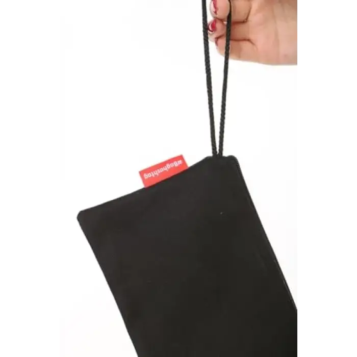 Çanta, Siyah Clutch Bez