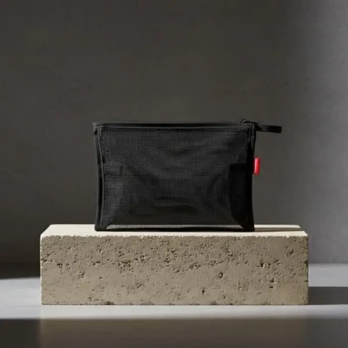Çanta, Siyah File Clutch