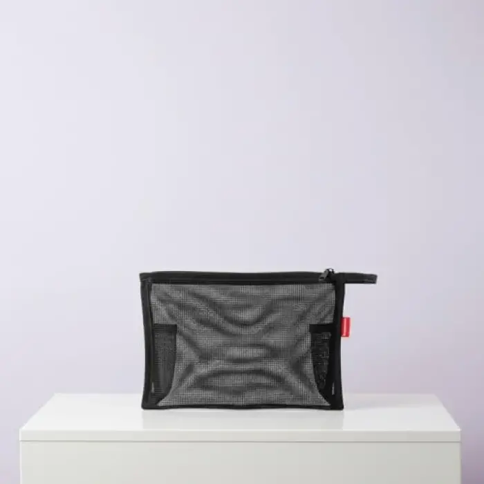 Çanta, Siyah File Clutch