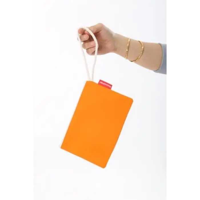 Çanta, Turuncu Clutch Bez
