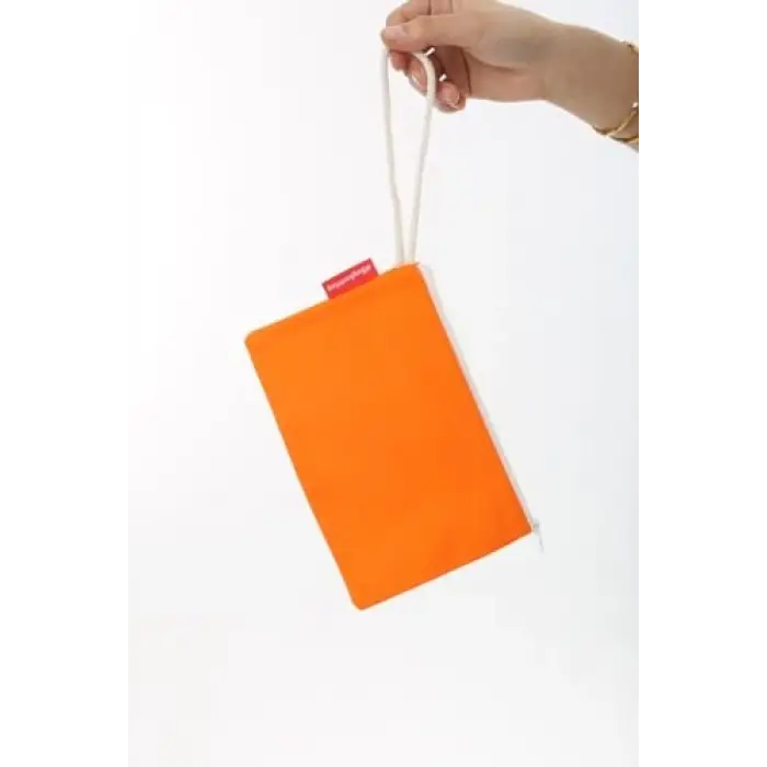 Çanta, Turuncu Clutch Bez