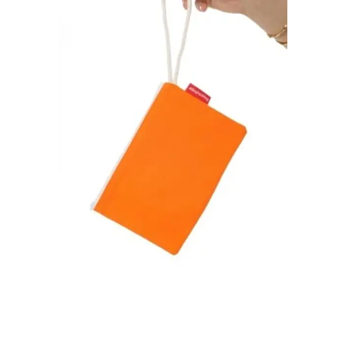 Çanta, Turuncu Clutch Bez