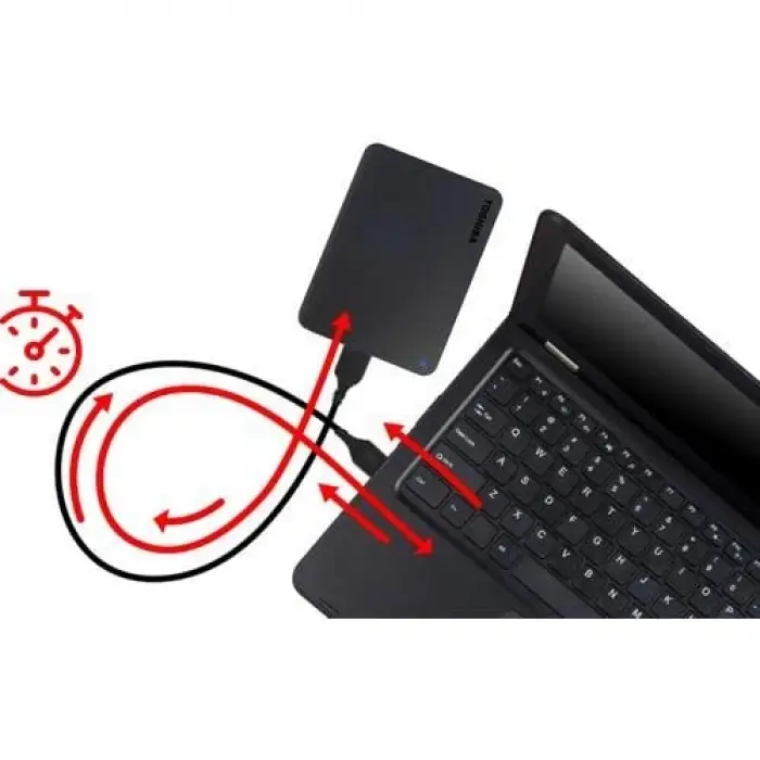 Canvio Basic 2TB 2.5 Siyah Taşınabilir Disk HDTB420EK3AA
