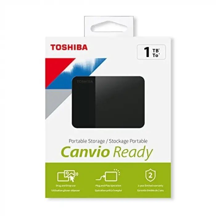 Canvio Ready 1tb 2.5 USB 3.0 Taşınabilir Disk Siyah HDTP310EK3AA