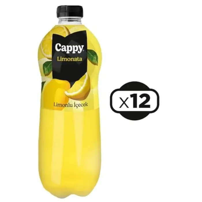 Cappy Limonata İçecek - 12li Paket; 1 L