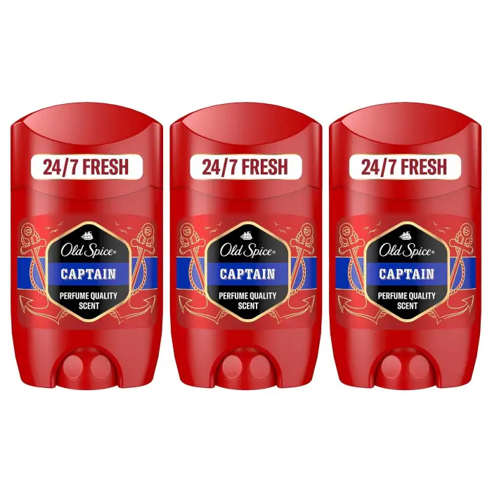 Captain Erkek Deodorant Stick 50 ml 3lü set