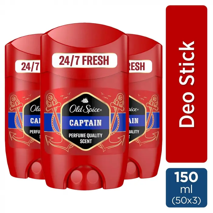 Captain Erkek Deodorant Stick 50 ml 3lü set