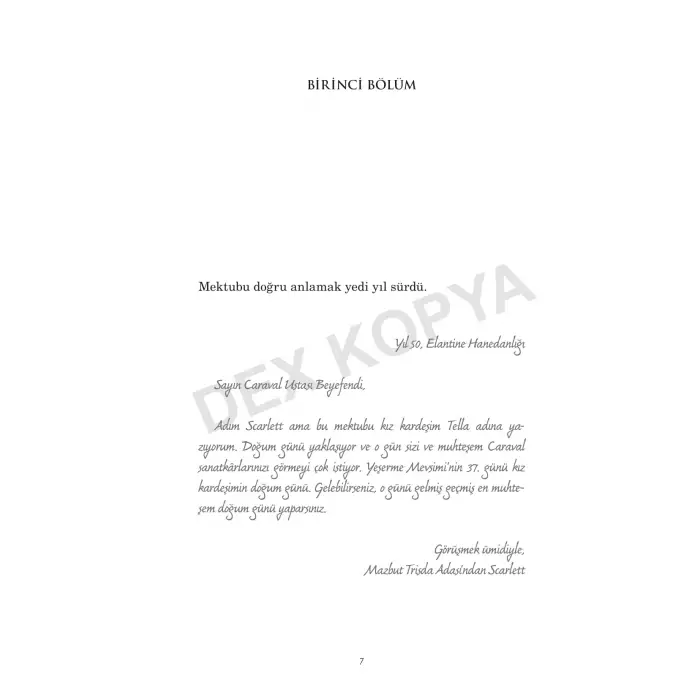Caraval: Unutma, bu yalnızca bir oyun!