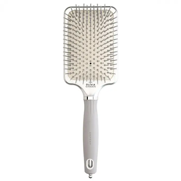 Care Rectangular - Naylon Gümüş - Saç Fırçası - L