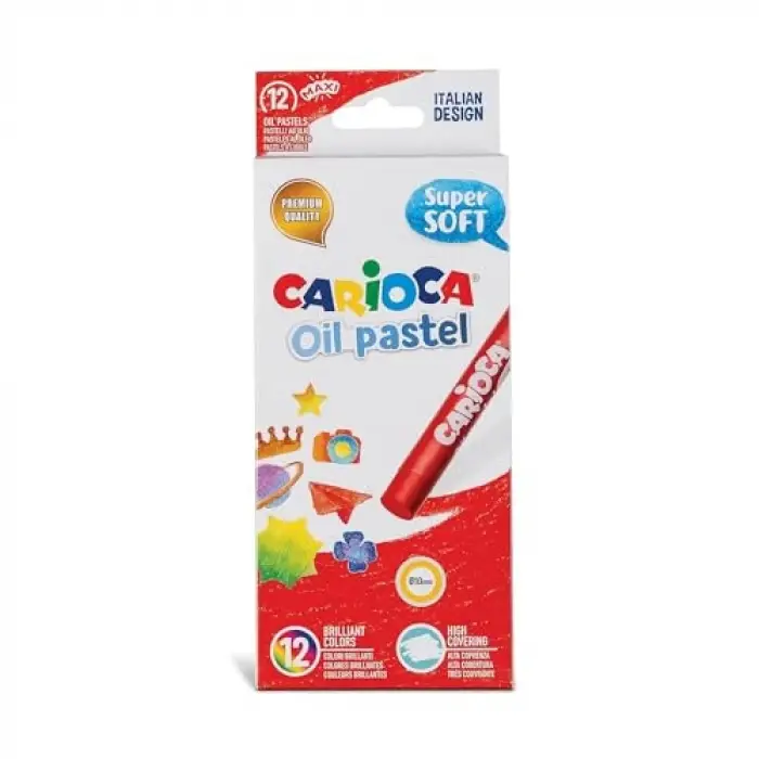 Carioca Yağlı Pastel Boya Kalemi 12li