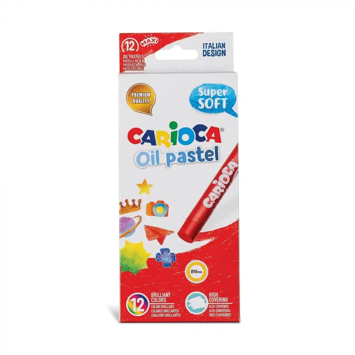 Carioca Yağlı Pastel Boya Kalemi 12li