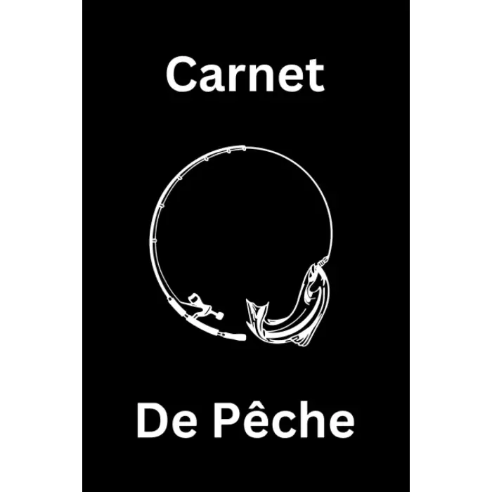 Carnet de pêche à remplir | Couverture dessin illustration de pêche: Carnet de pêche à compléter de 99 fiches (French Edition)