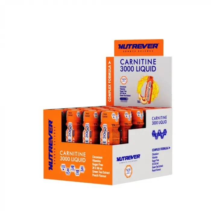 Carnitine 3000 Liquid L-Karnitin; Limon, 20 x 60 Ml.