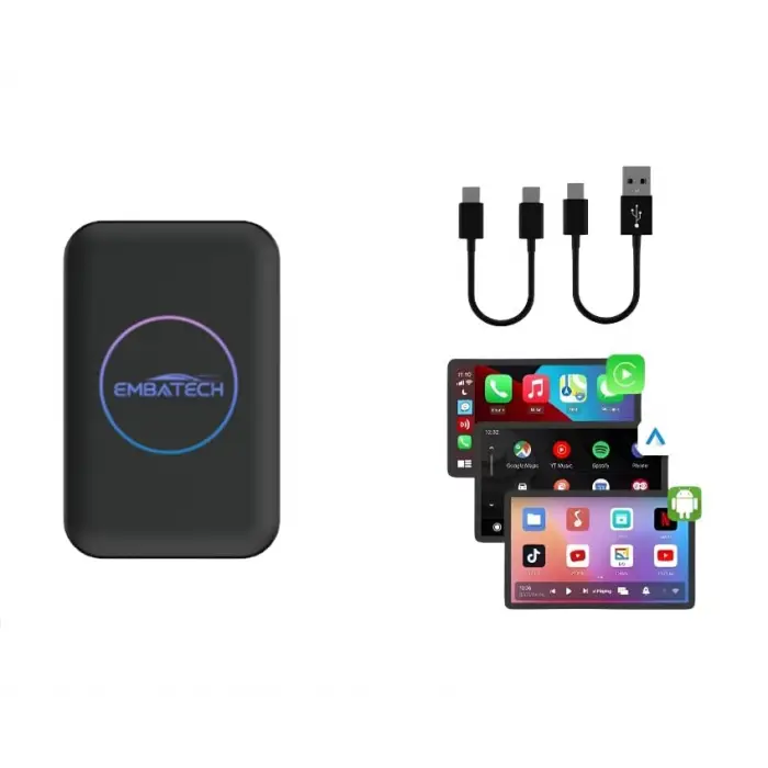 Carplay Ai Box 4GB+32GB Youtube, netflix, google Play & Kablosuz Carplay&android Auto- Android 14