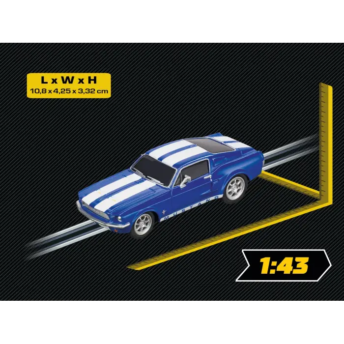 Carrera GO Ford Mustang 67 - Mavi