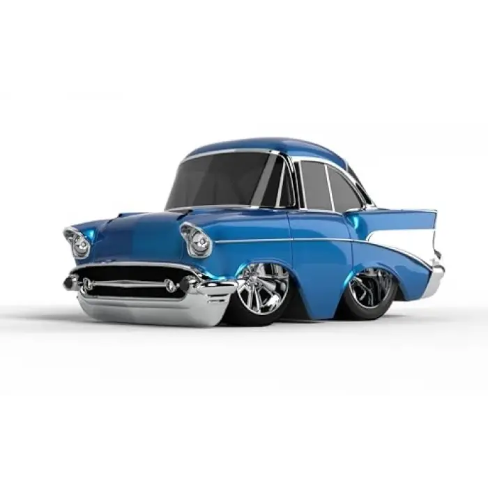 CarTuned S2 1957 Chevy Bel Air Mavi Custom Araba