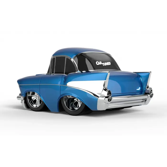 CarTuned S2 1957 Chevy Bel Air Mavi Custom Araba