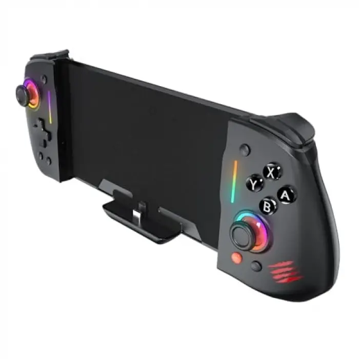 C.A.T. 12 Ergonomic RGB Switch Controller, Adjustable dual-vibration, 6-axis motion control, Adjustable turbo function
