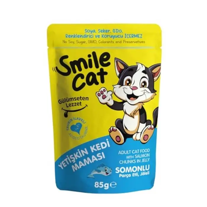 Cat Pouch 85 g Kedi Somonlu