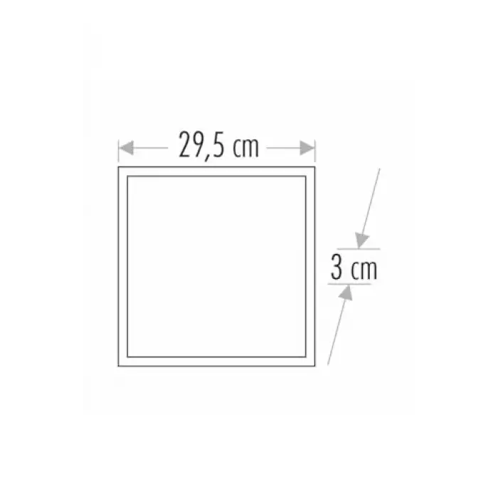 CATA Ct 5286 Led Panel 25W 30X30 6400K Beyaz Işık