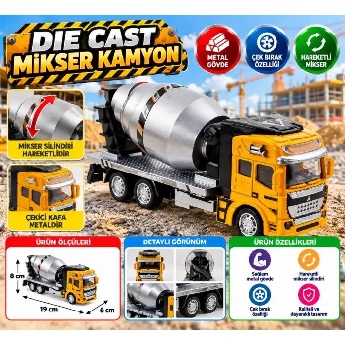 Çek Bırak Sarı Mikser