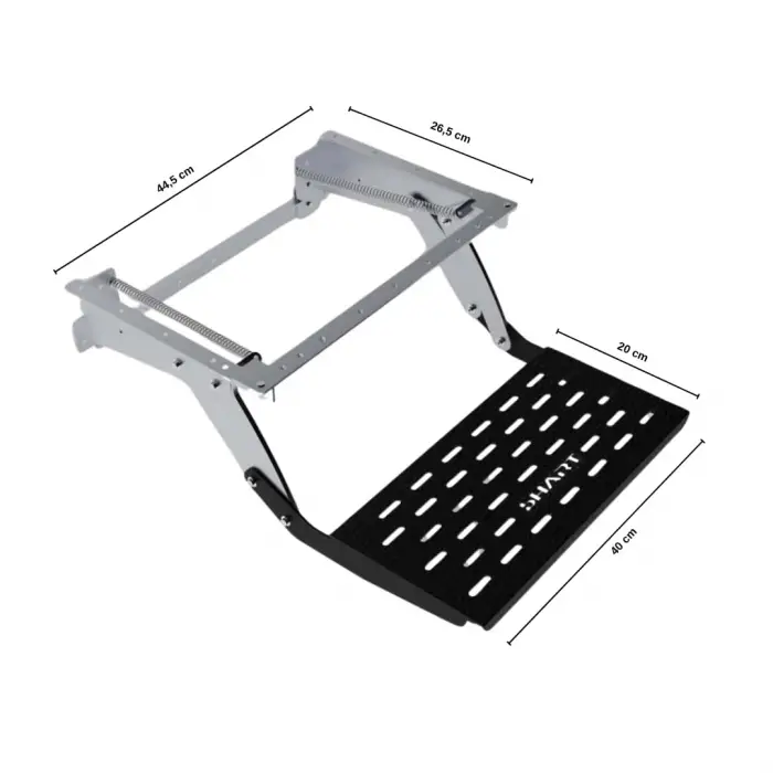 Çekme Karavan Basamağı Off-Road 40 cm Simplex Manuel Yaylı