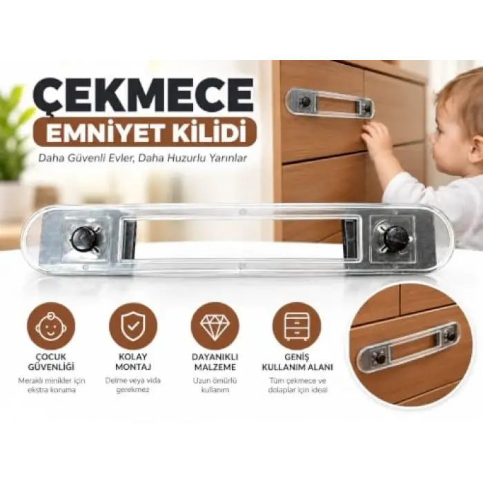 Çekmece ve Dolap Emniyet Kilidi