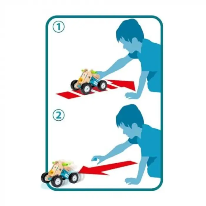 Çekmeli Motor Seti Oyuncak
