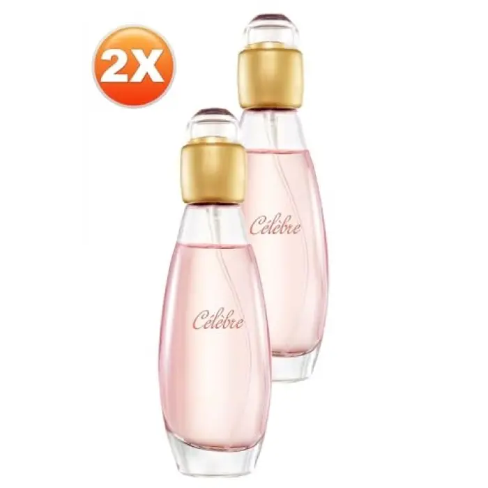 Celebre kadın parfümü Edt, 50 ml, ikili set