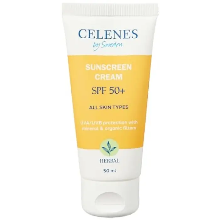 Celenes Herbal SPF 50+ Suya Dayanıklı Güneş Kremi (50 ml)