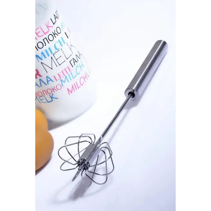 Çelik Basmalı Otomatik Çırpıcı (34 Cm)