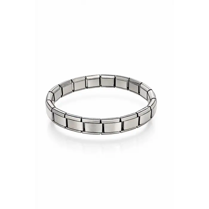 Çelik Bileklik Presentation® Charm Paslanmaz Çelik Unisex Bileklik 17 cm. Çap
