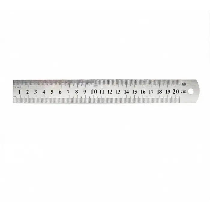 Çelik Cetvel (20 cm)