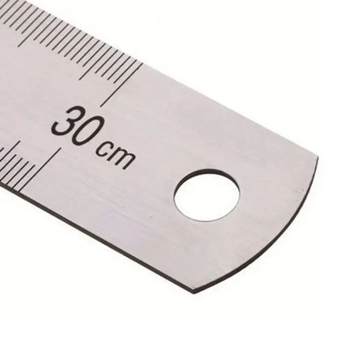 Çelik Cetvel 30 Cm (inc Ölçülü)