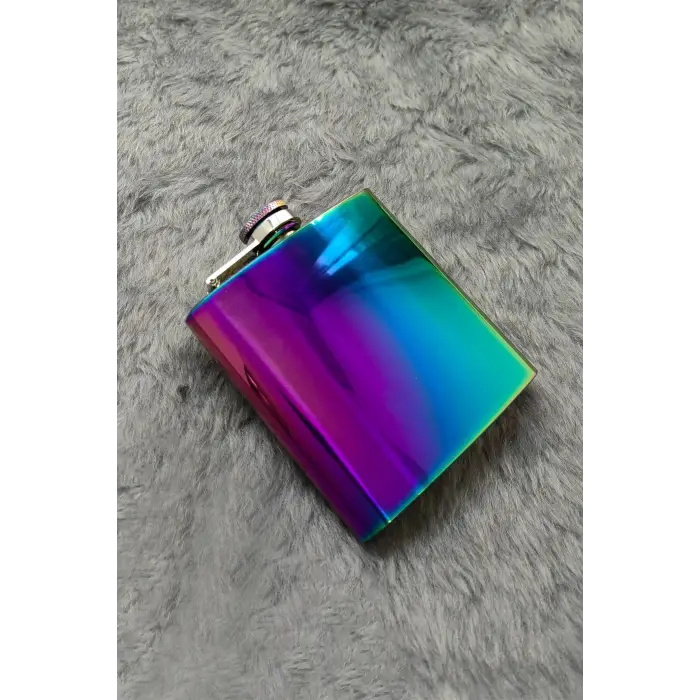 Çelik Multicolor 6 oz 180 ml İçki Matarası py49 ml