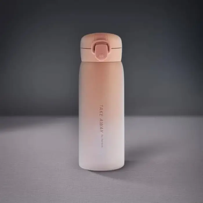 Çelik Sızdırmaz Pembe Termos 350 Ml