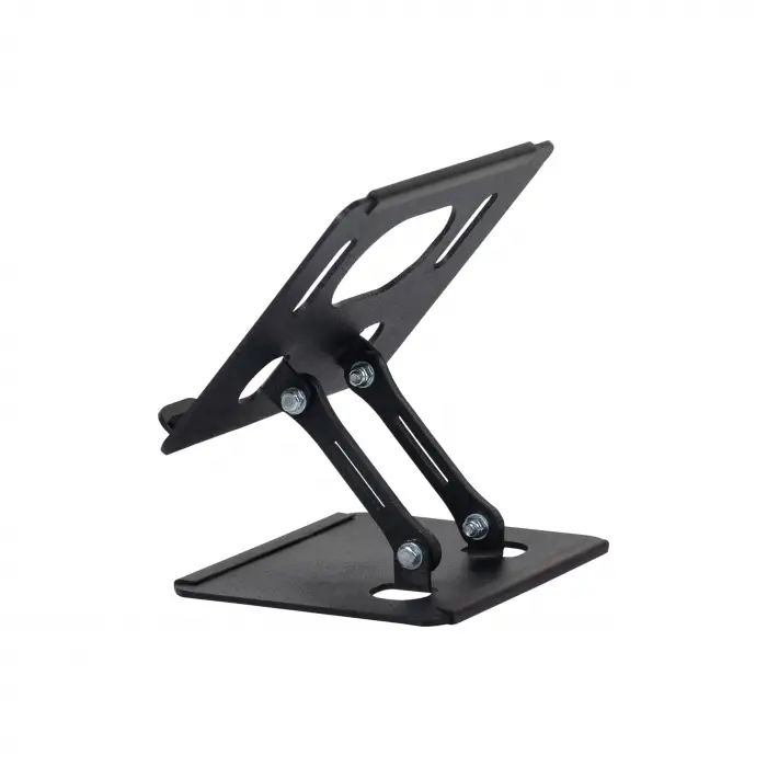 Çelik Tablet Standı Tablet Tutucu Stant Ergonomik Katlanabilir Tablet Standı Çelik Stant (Siyah)