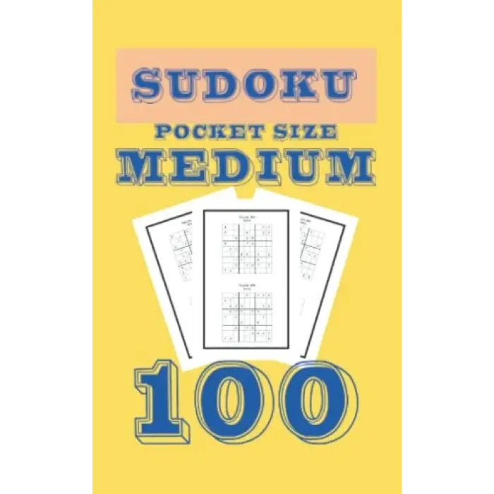Cep Boy Orta Seviye 100 Sudoku Bulmacası