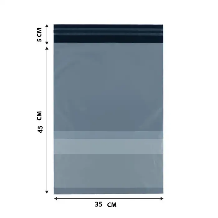 Cepsiz Ekonomik Kargo Poşeti 25 Adet, 35CmX45 Cm+5