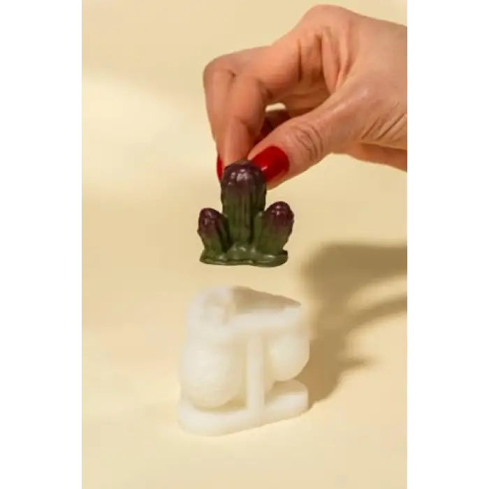 Cereus Kaktüs Silikon Mum Kalıbı