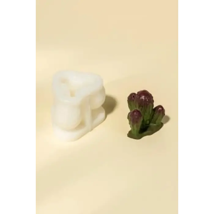 Cereus Kaktüs Silikon Mum Kalıbı
