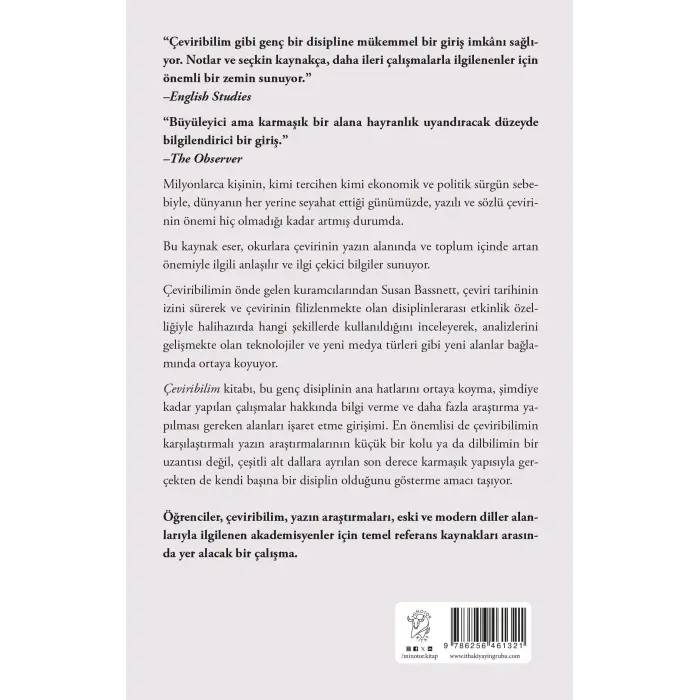 Çeviribilim Alanına Giriş